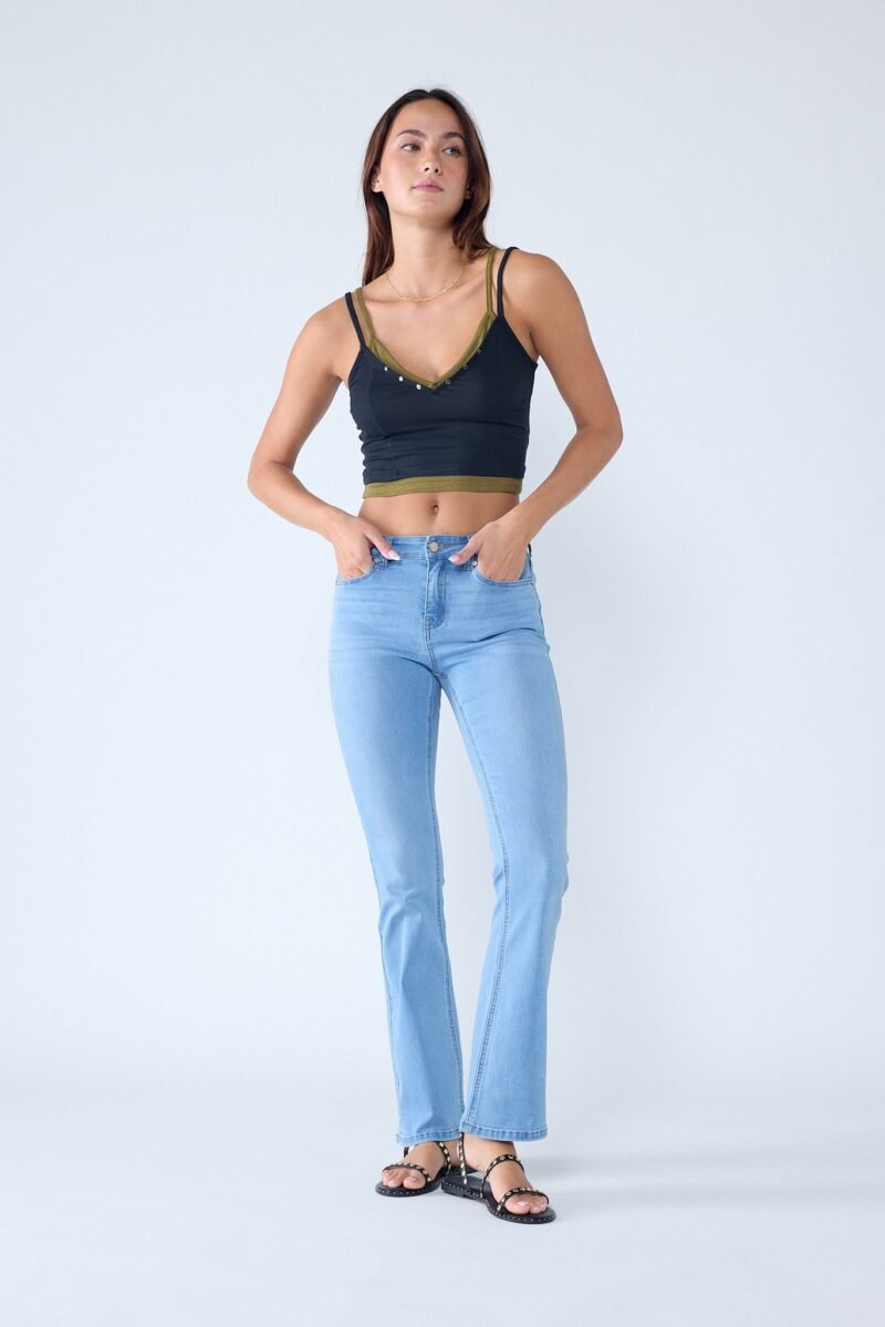 High Rise 5-Pocket Bootcut Jeans - Image 28
